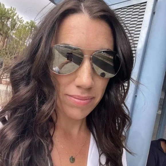 *NWT* Coach L1013 HC 7079 90055A Shiny Light Gold Aviator Sunglasses - Picture 4 of 12